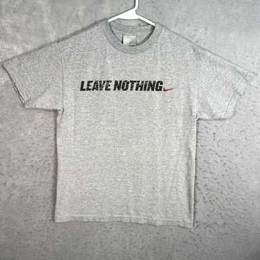 Nike Vintage 2000s Y2K Nike Leave Nothing T Shirt… - image 1
