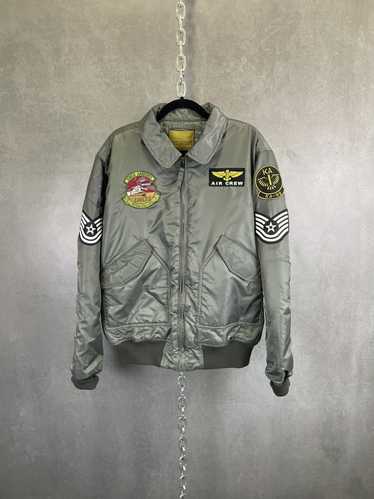 Vintage Alpha industries nylon bomber jacket Knox 