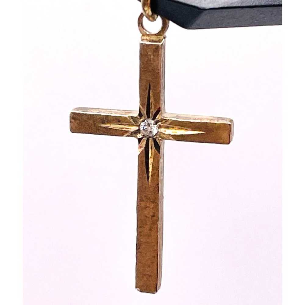 Sterling Silver Christian Cross Charm Pendant PPC… - image 12