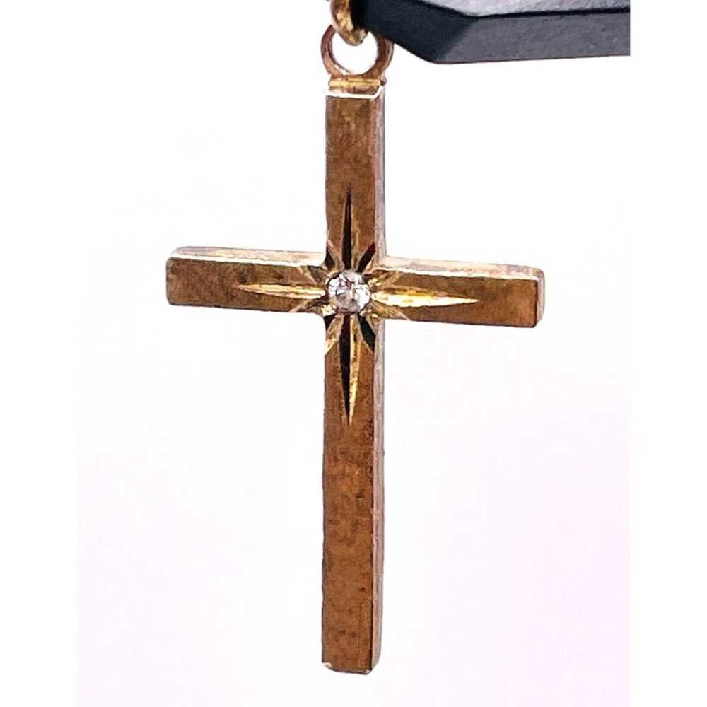 Sterling Silver Christian Cross Charm Pendant PPC… - image 2