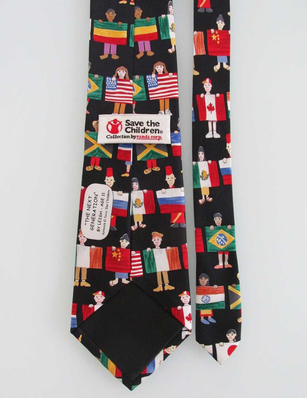 Other Save The Children Men's Silk Tie - image 3