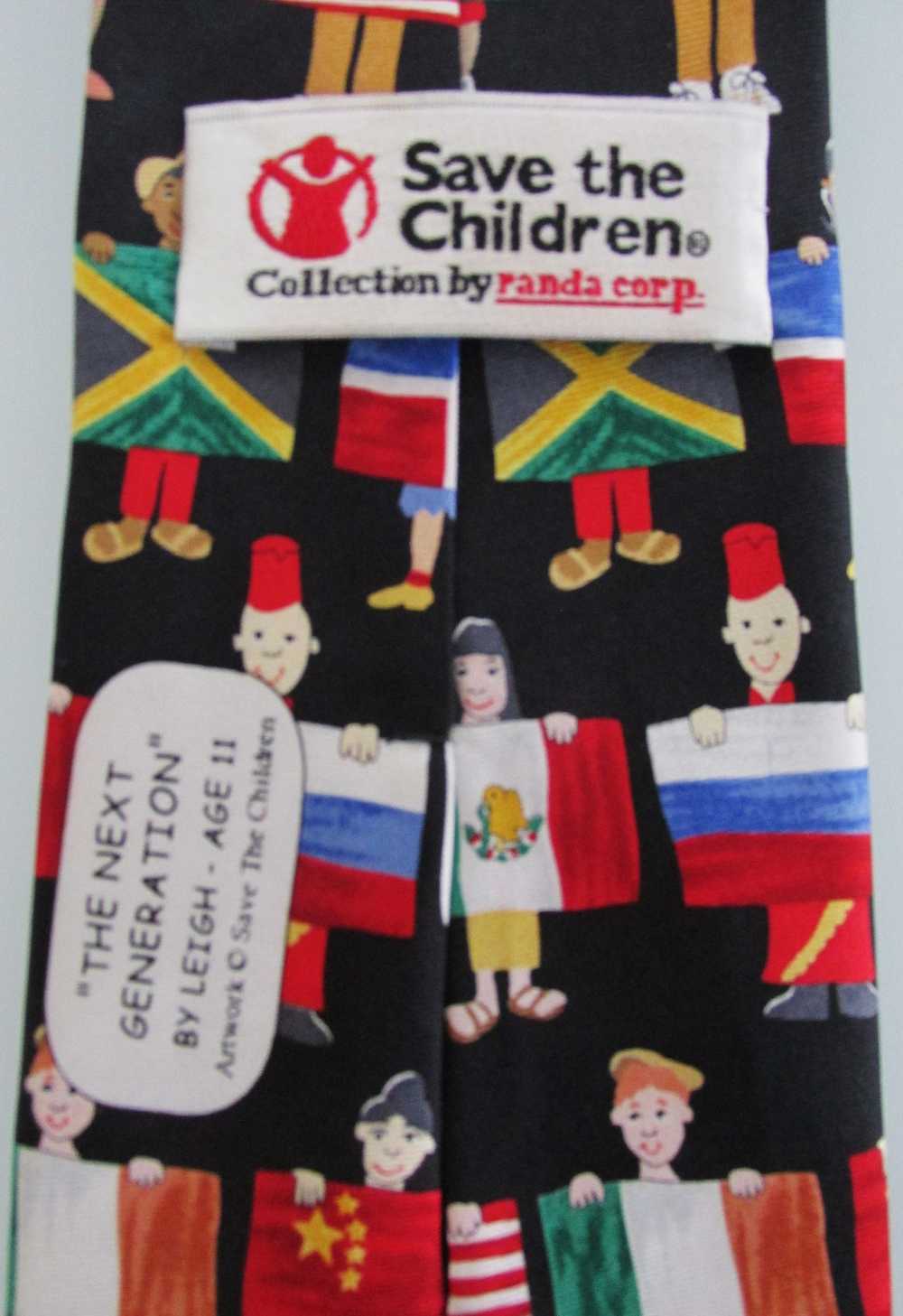 Other Save The Children Men's Silk Tie - image 4