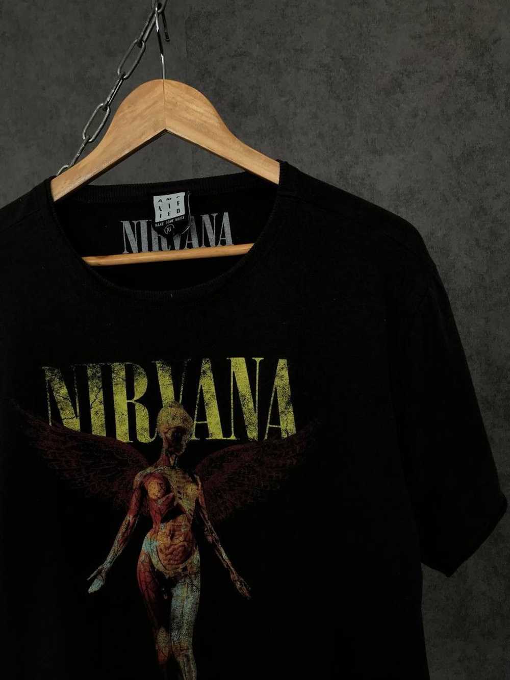 Band Tees × Nirvana × Rock Band Nirvana In Utero … - image 2