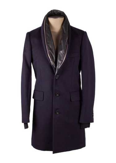 Paul Smith PAUL SMITH NAVY WOOL BLACK LEATHER COLL