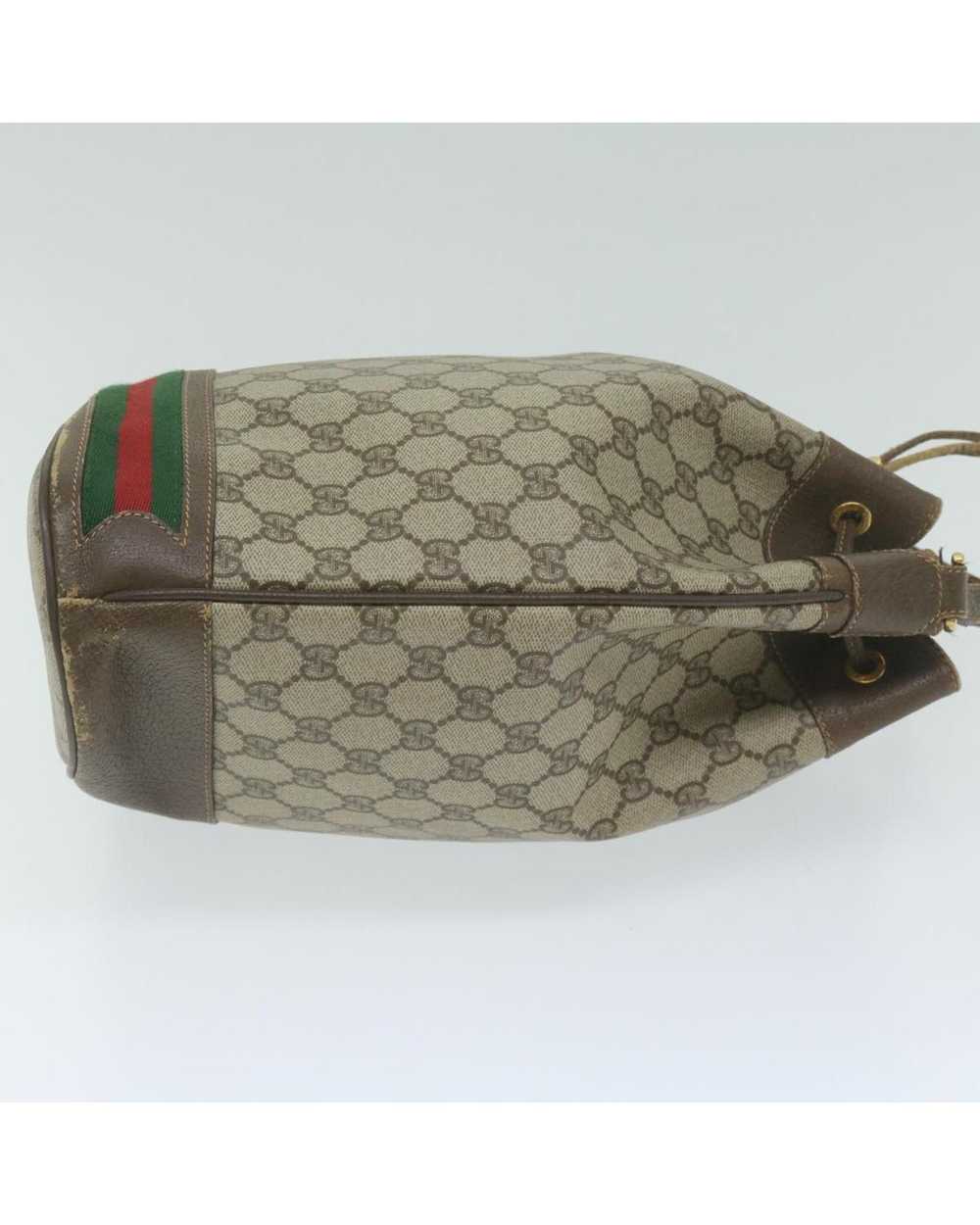 Gucci Supreme Web Shoulder Bag with Beige and Red… - image 3