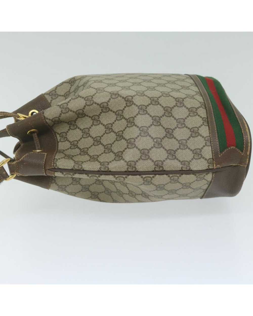 Gucci Supreme Web Shoulder Bag with Beige and Red… - image 4