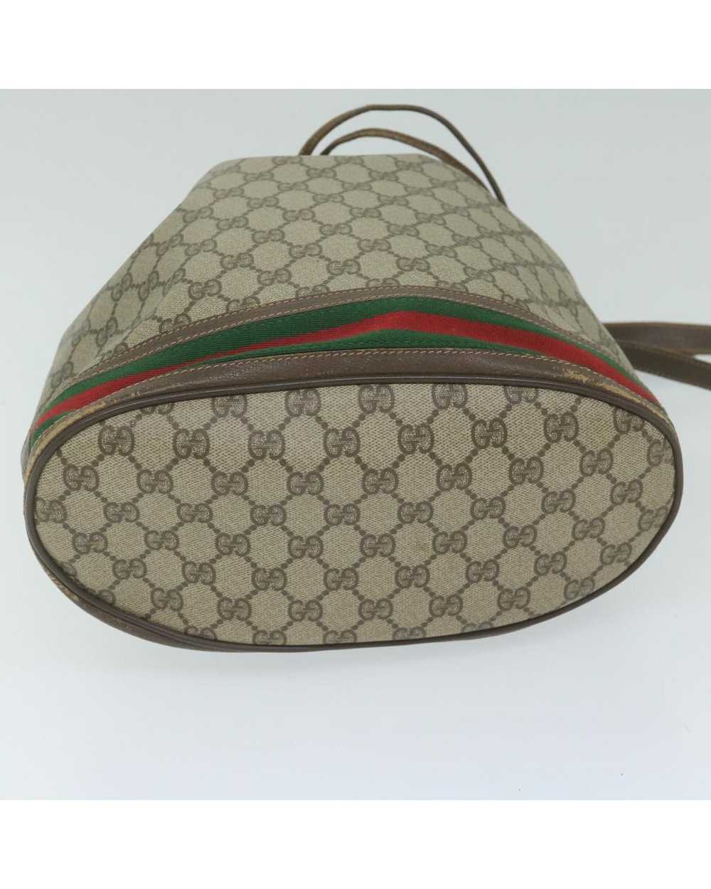 Gucci Supreme Web Shoulder Bag with Beige and Red… - image 5