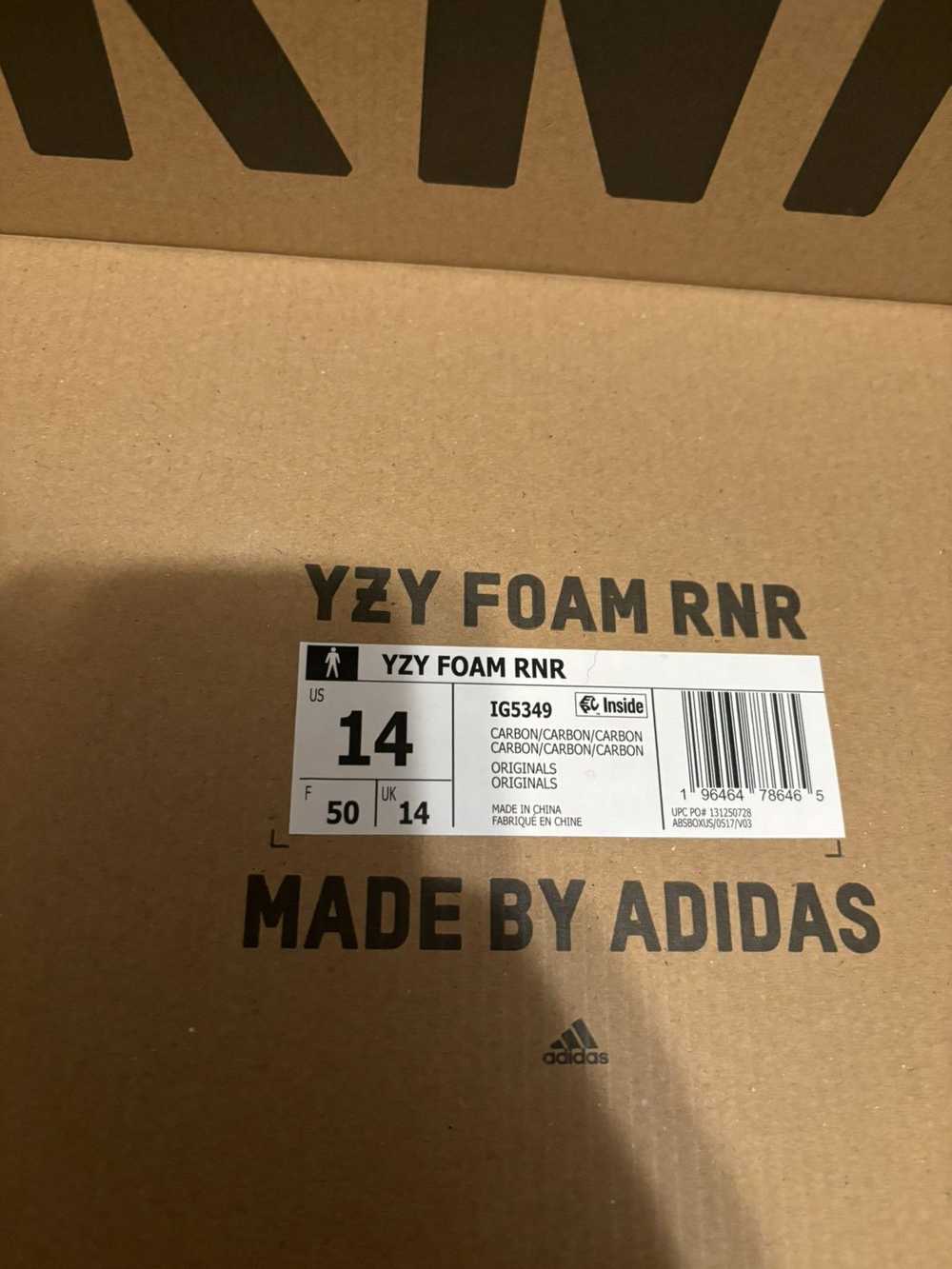 Adidas × Yeezy Season Yeezy Foam Runner Carbon Si… - image 12