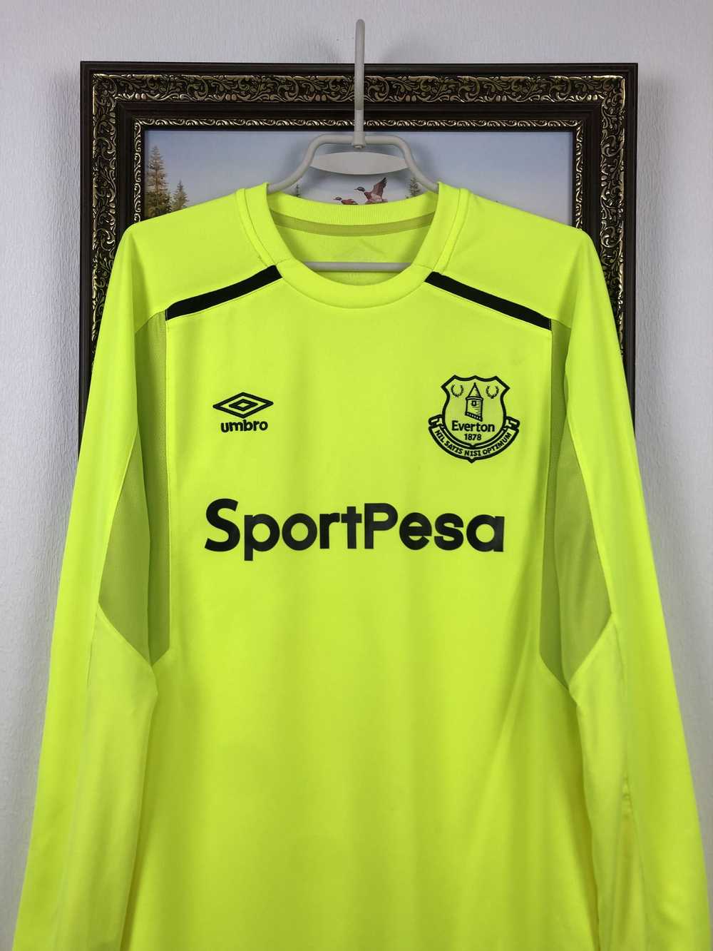 Rare × Soccer Jersey × Sportswear Everton Goalkee… - image 2