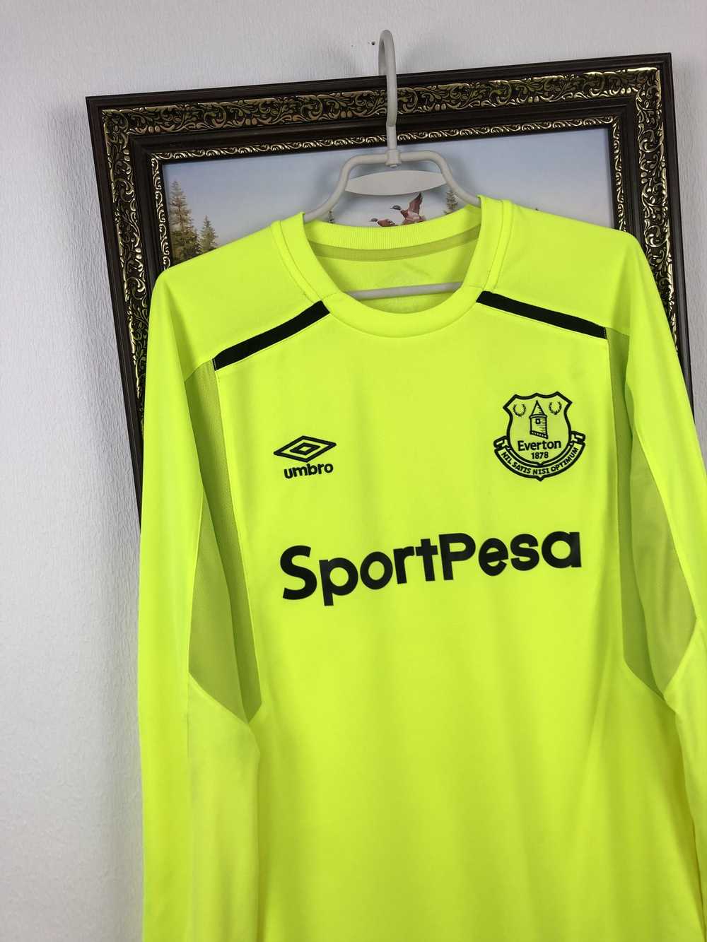 Rare × Soccer Jersey × Sportswear Everton Goalkee… - image 3