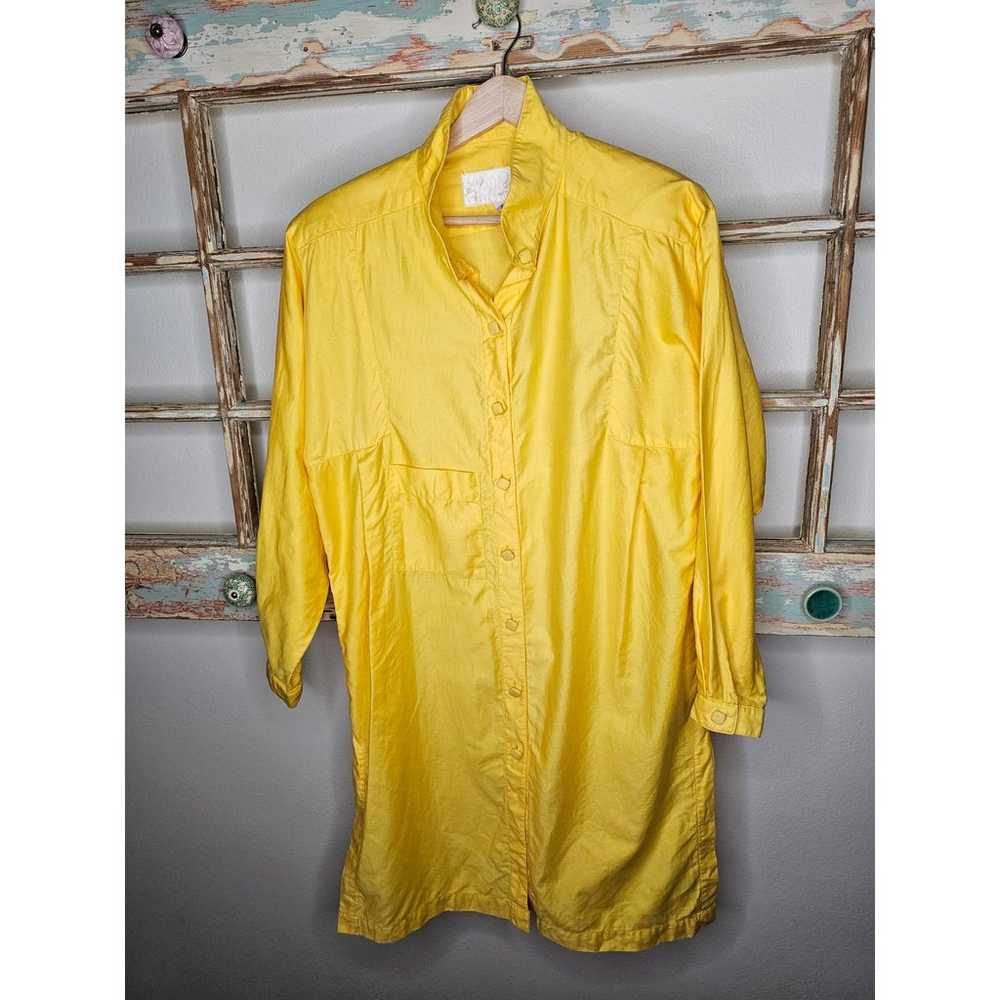 Vintage Platinum Dorothy Schoelen Yellow Dress La… - image 1