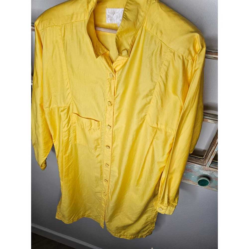 Vintage Platinum Dorothy Schoelen Yellow Dress La… - image 2
