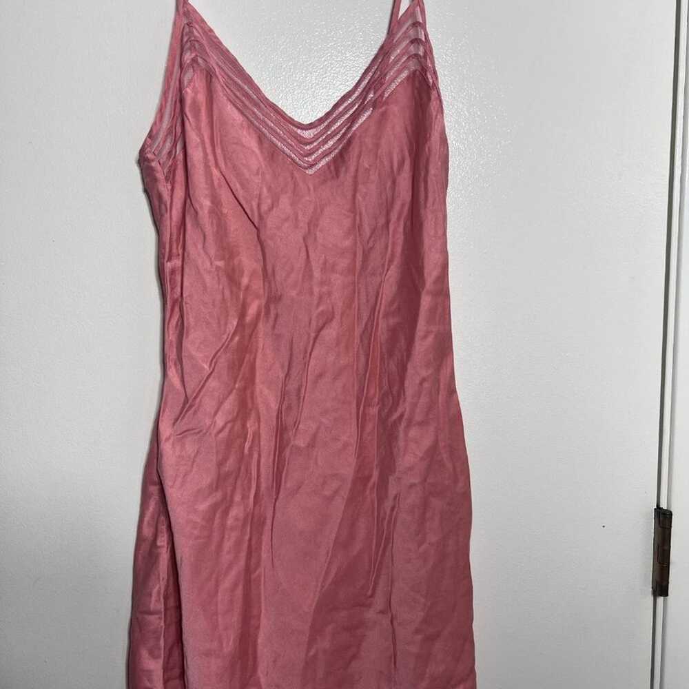 Victoria's Secret 100% Silk Pink Slip Dress Night… - image 4