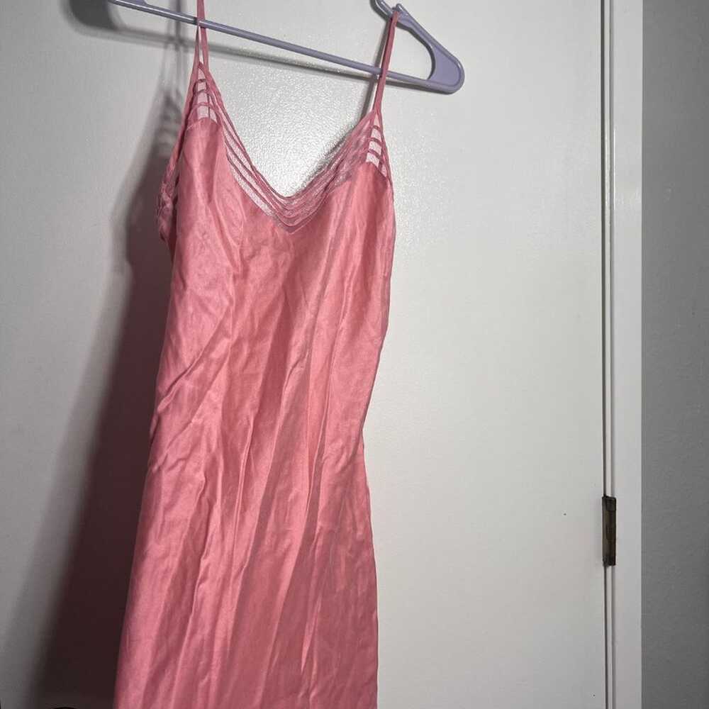 Victoria's Secret 100% Silk Pink Slip Dress Night… - image 5