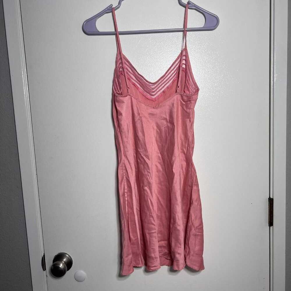 Victoria's Secret 100% Silk Pink Slip Dress Night… - image 6