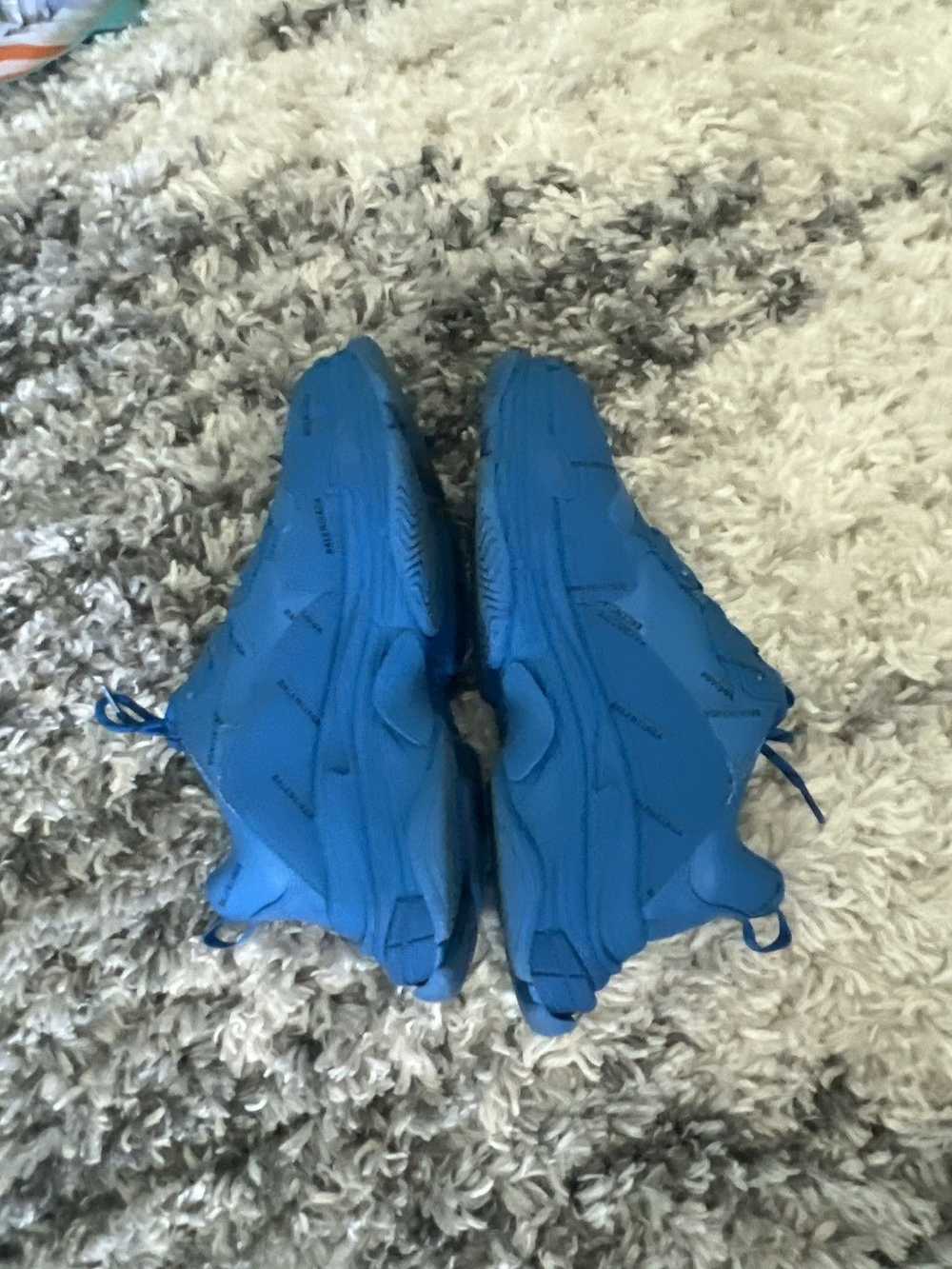 Balenciaga Balenciaga Triple S blue allover logo - image 5