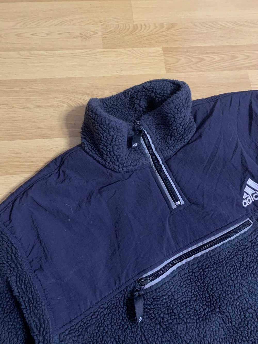 Adidas × Streetwear × Vintage Sweatshirt sherpa v… - image 5