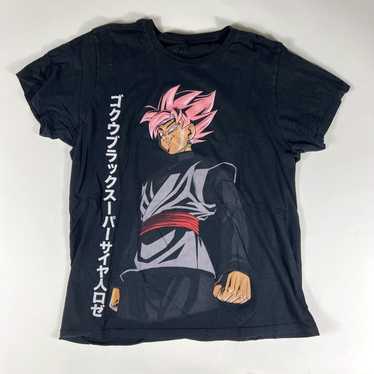 Bally Dragon Ball Z Shirt L Pink Haired Goku Anime