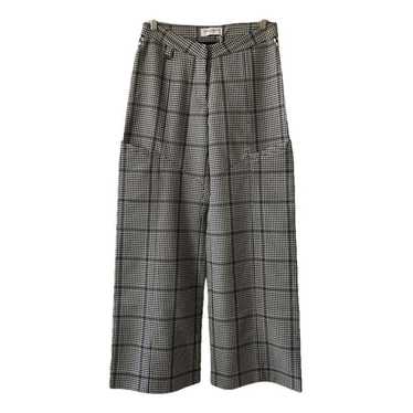 Marine Serre Wool trousers