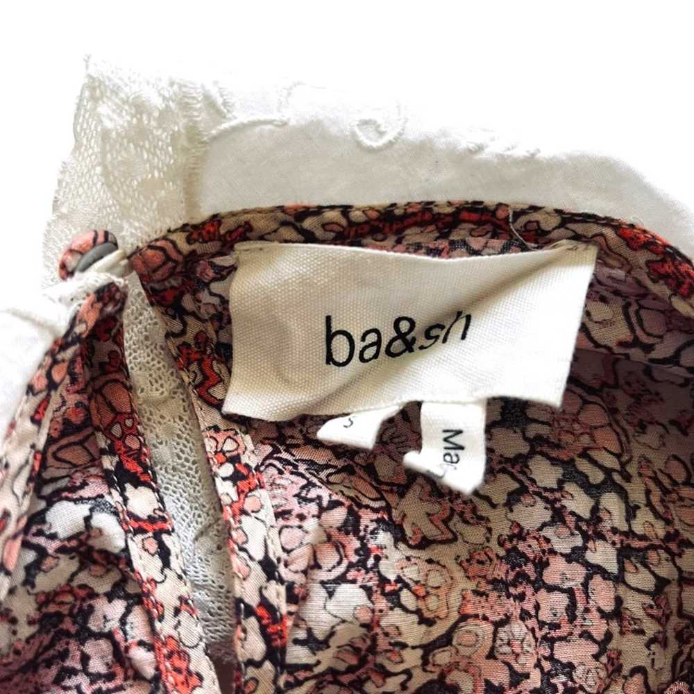 Ba&sh BA&SH Ines floral print exaggerated collar … - image 9