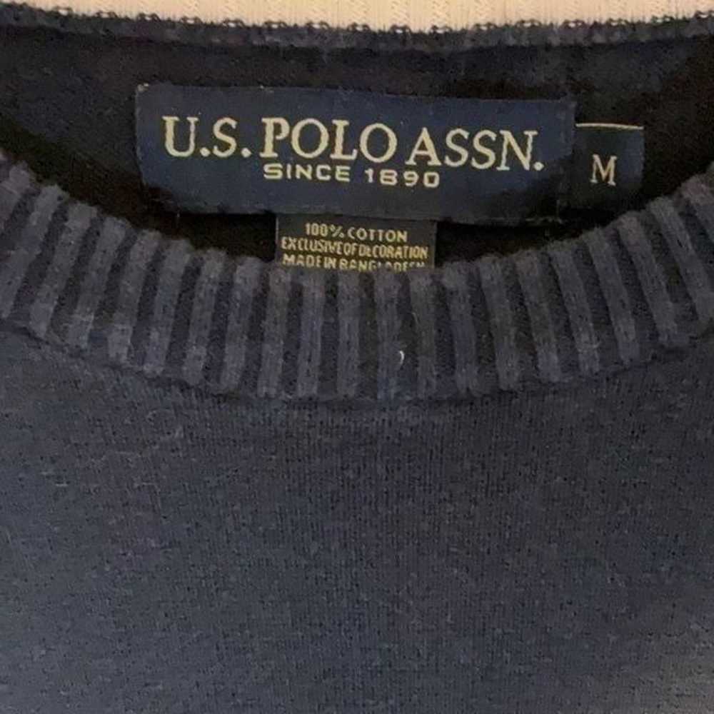 Vintage U.S Polo Assn. Crewneck Sweater, Medium. … - image 5