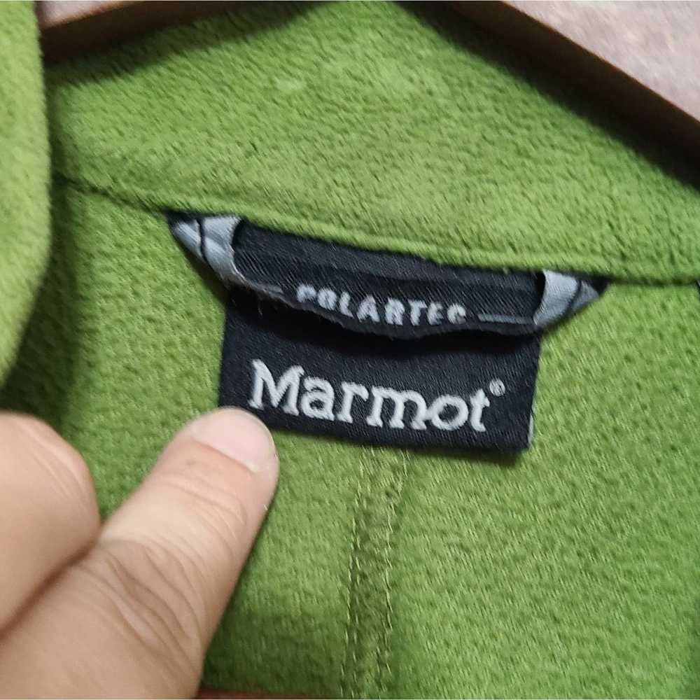 Marmot Marmot Men's Green Polartec Fleece Jacket … - image 6