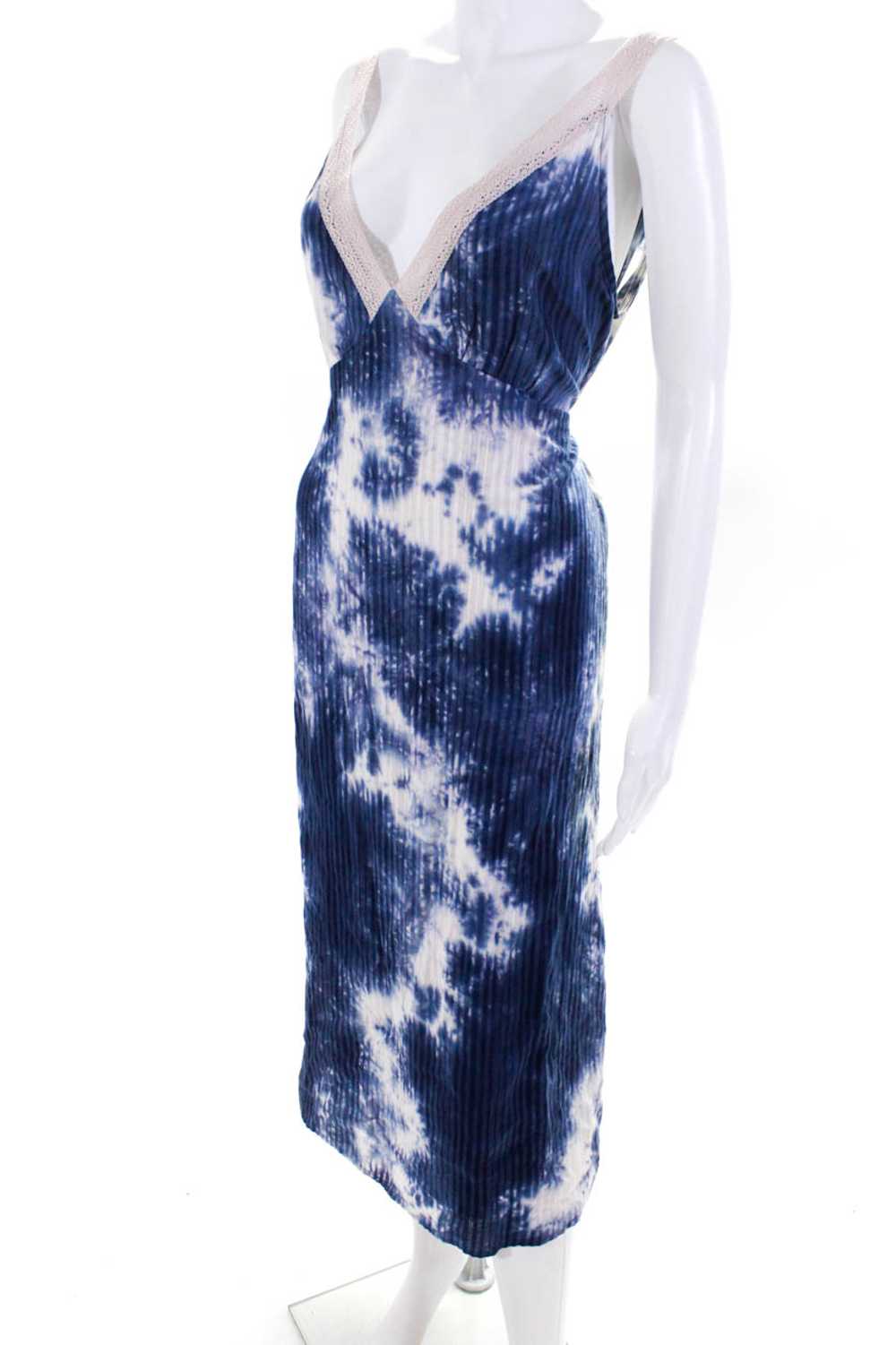 Line + Dot Womens Fay Lace Trim Dress Size 4 1352… - image 2