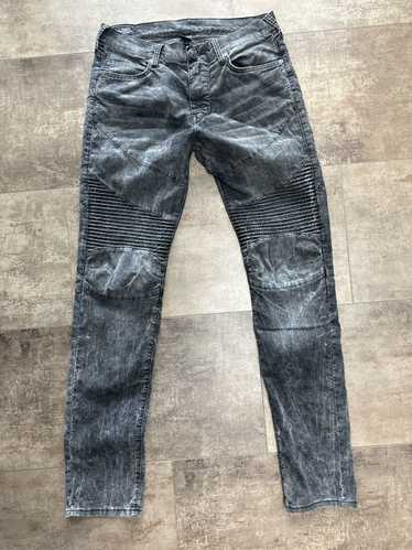 True Religion Black/Grey True Religion Biker Jeans