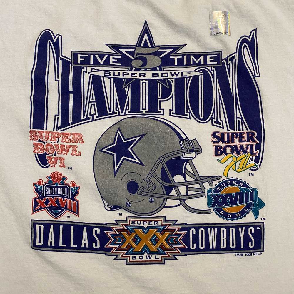 Tultex [2XL] Vintage 1995 NFL Dallas Cowboys 5 ti… - image 2