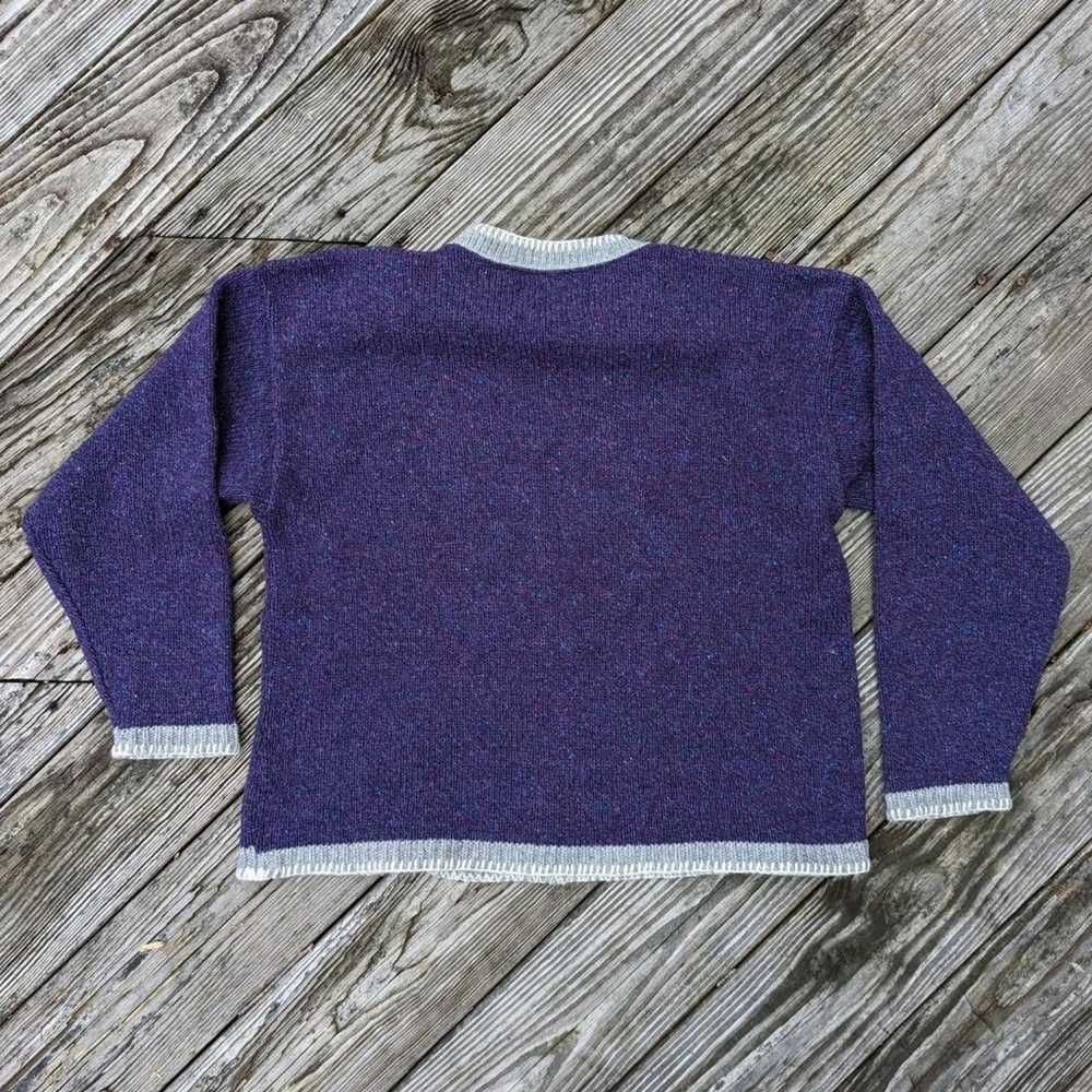 Vintage 90's Wool Knit Crewneck Sweater - image 2