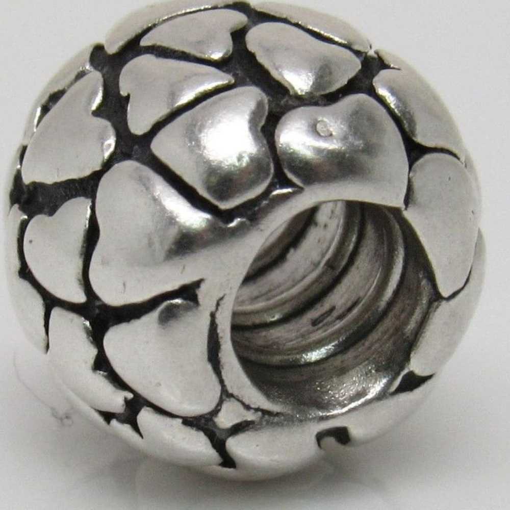 pandora Pandora Ball of Hearts Bead Charm in Ster… - image 2