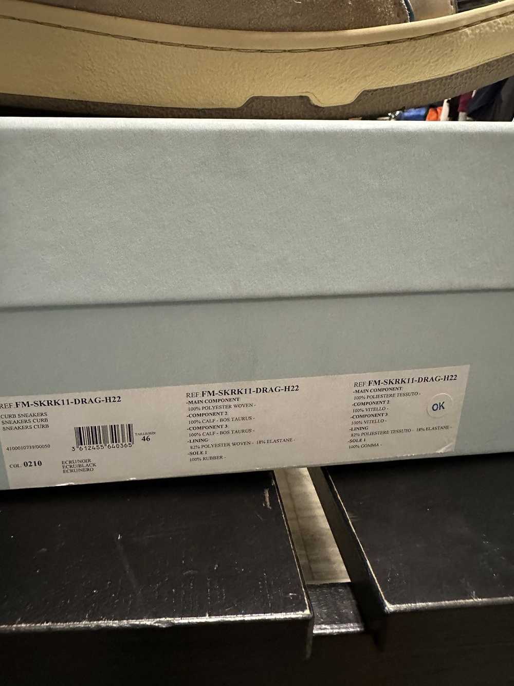 Lanvin Lanvin curb sneaker size 13, Preowned - image 3