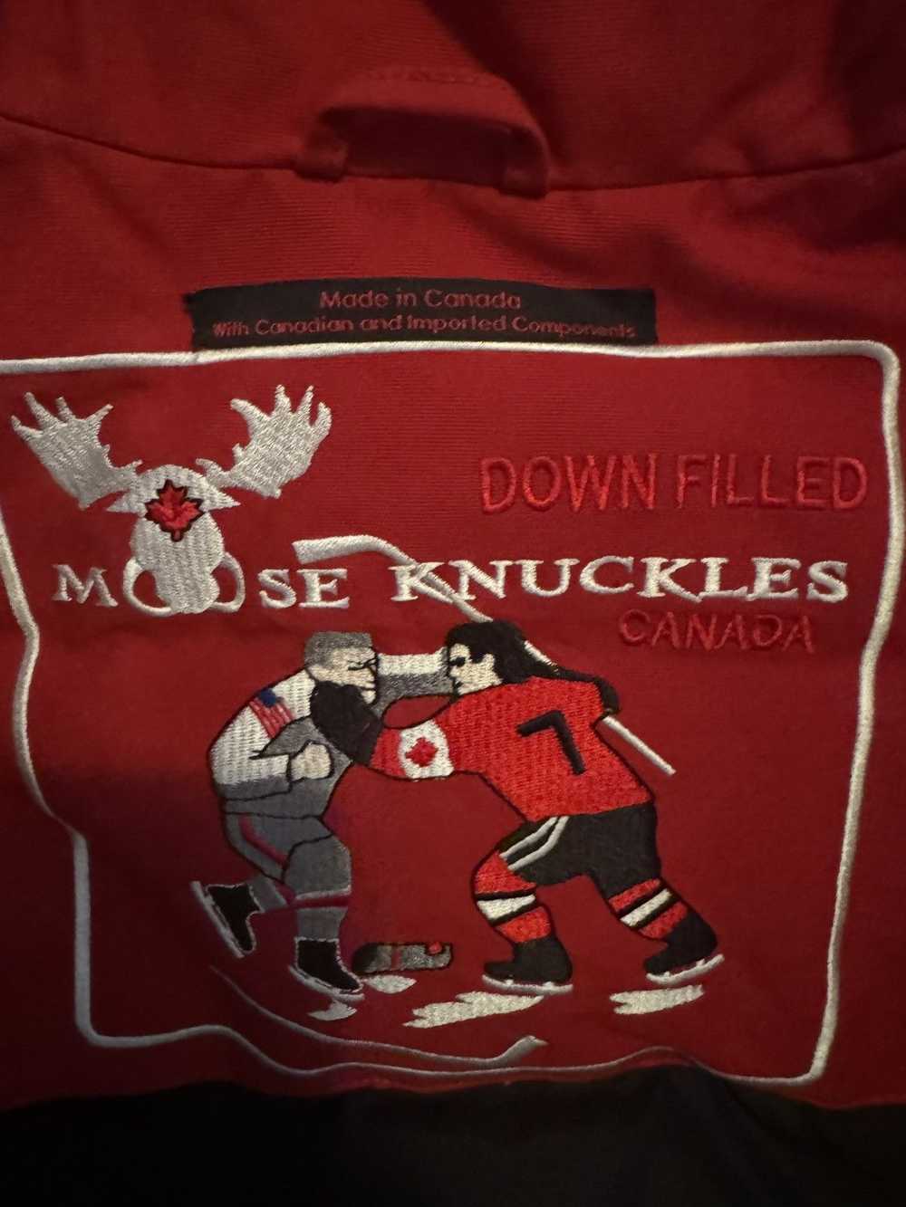 Moose Knuckles MOOSE KNUCKLES BALLISTIC BOMBER RED - image 4