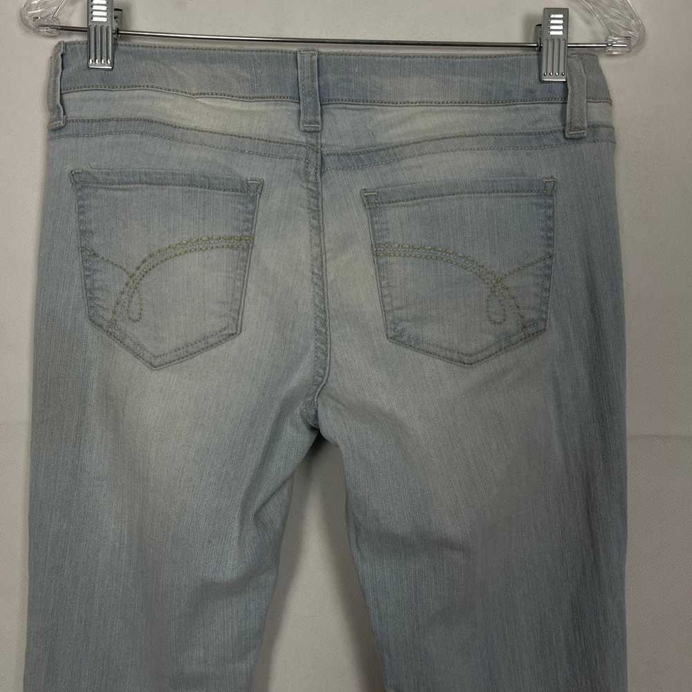 No Boundaries Y2K Low-Rise Distressed Jeans Size 7 - image 6