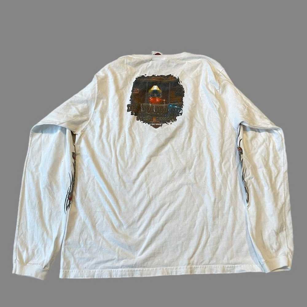 Vintage Harley Davidson long sleeve eagle sturgis… - image 2