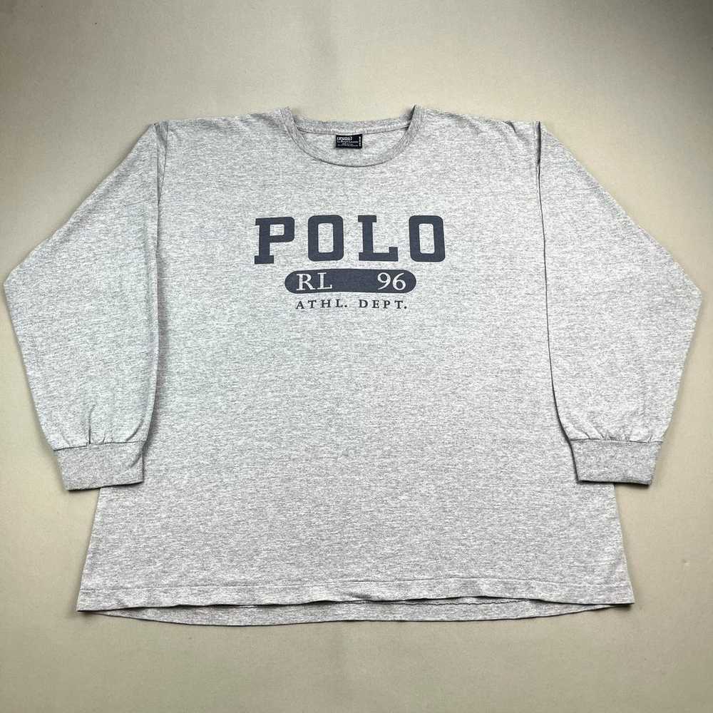 Vintage Polo Ralph Lauren T-Shirt Adult Large Gra… - image 1