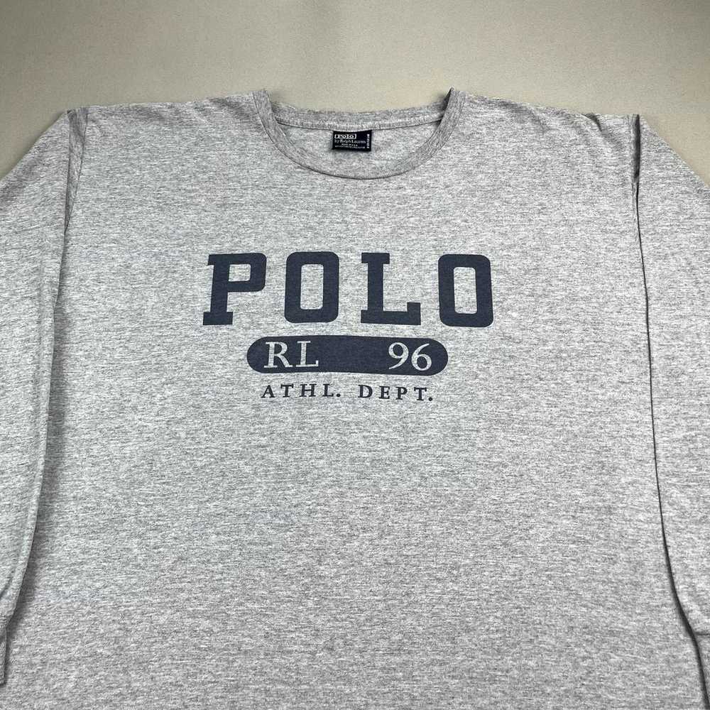 Vintage Polo Ralph Lauren T-Shirt Adult Large Gra… - image 2