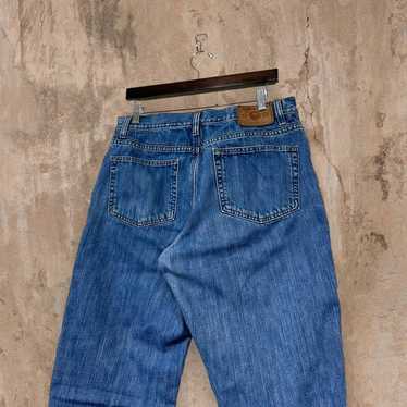 Vintage Eddie Bauer Flannel Lined Jeans Medium Was