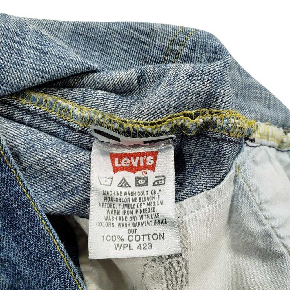 Vintage Levis 501 Straight Leg Jeans 33 x 32 Men … - image 6