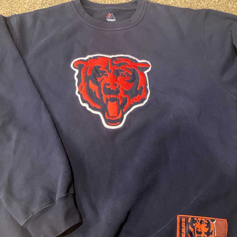 Chicago Bears Majestic Sweatshirt Size Medium - image 1