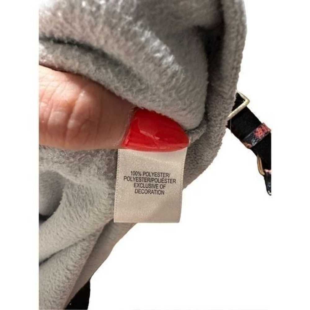LE TIGRE gray 1/4 quarter zip tri flex
fleece pul… - image 4