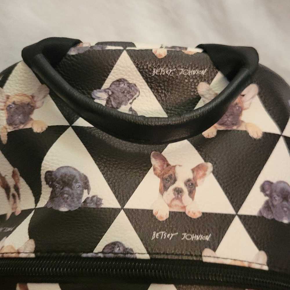 Betsey Johnson French Bulldog Puppies Mini Backpa… - image 4