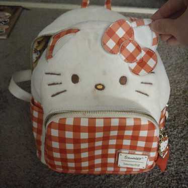 Loungefly Hello Kitty Gingham Mini Backpack