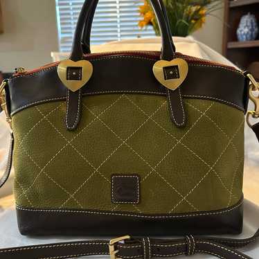 DOONEY AND BOURKE Quilted Leather Gold Hearts - Ol