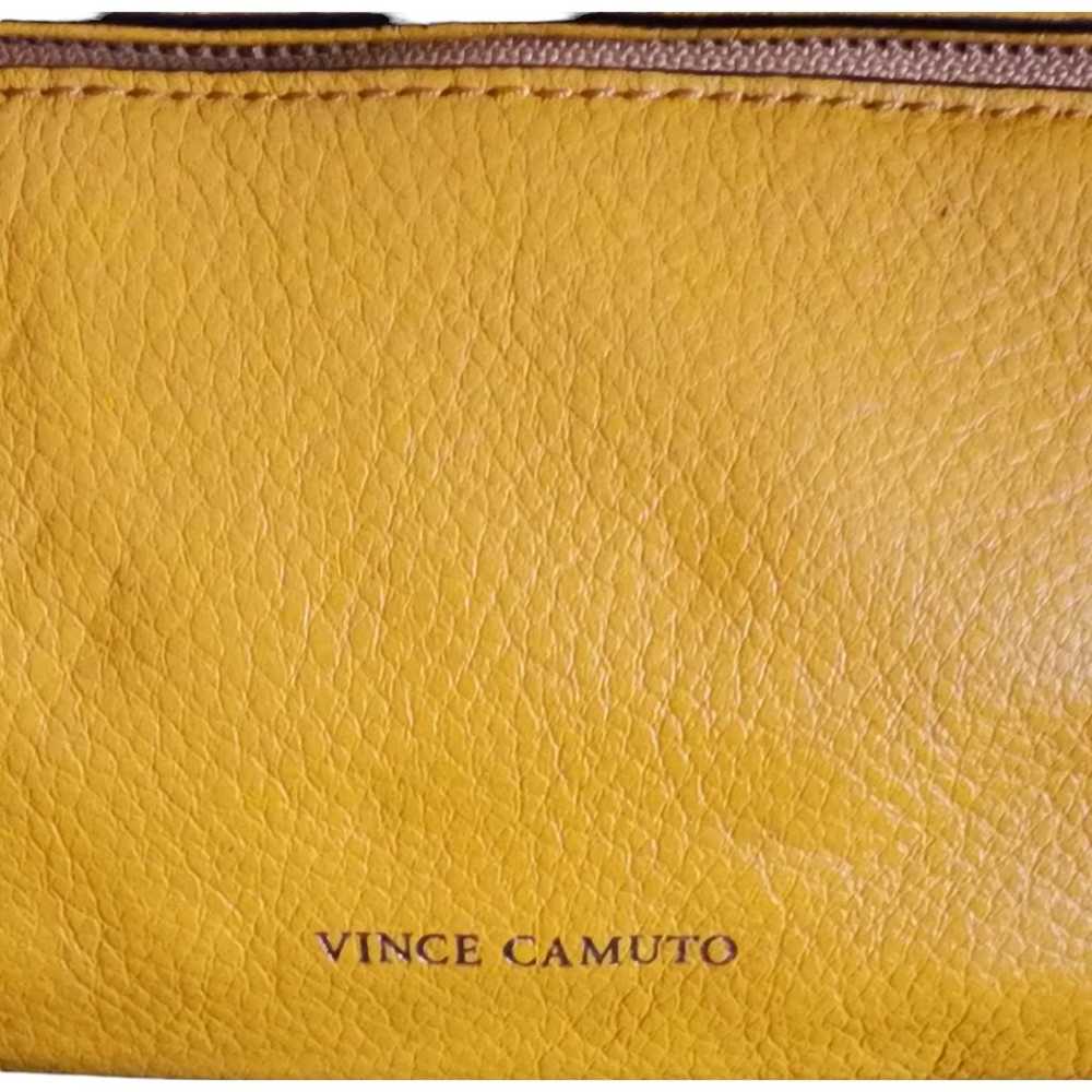Vince Camuto Leather Gally Crossbody Bag Canary Y… - image 6