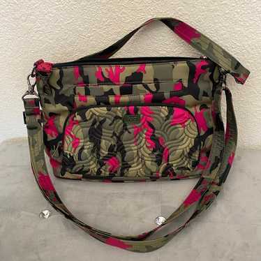 LUG Bag Samba XL Convertible Crossbody Pink Camo P