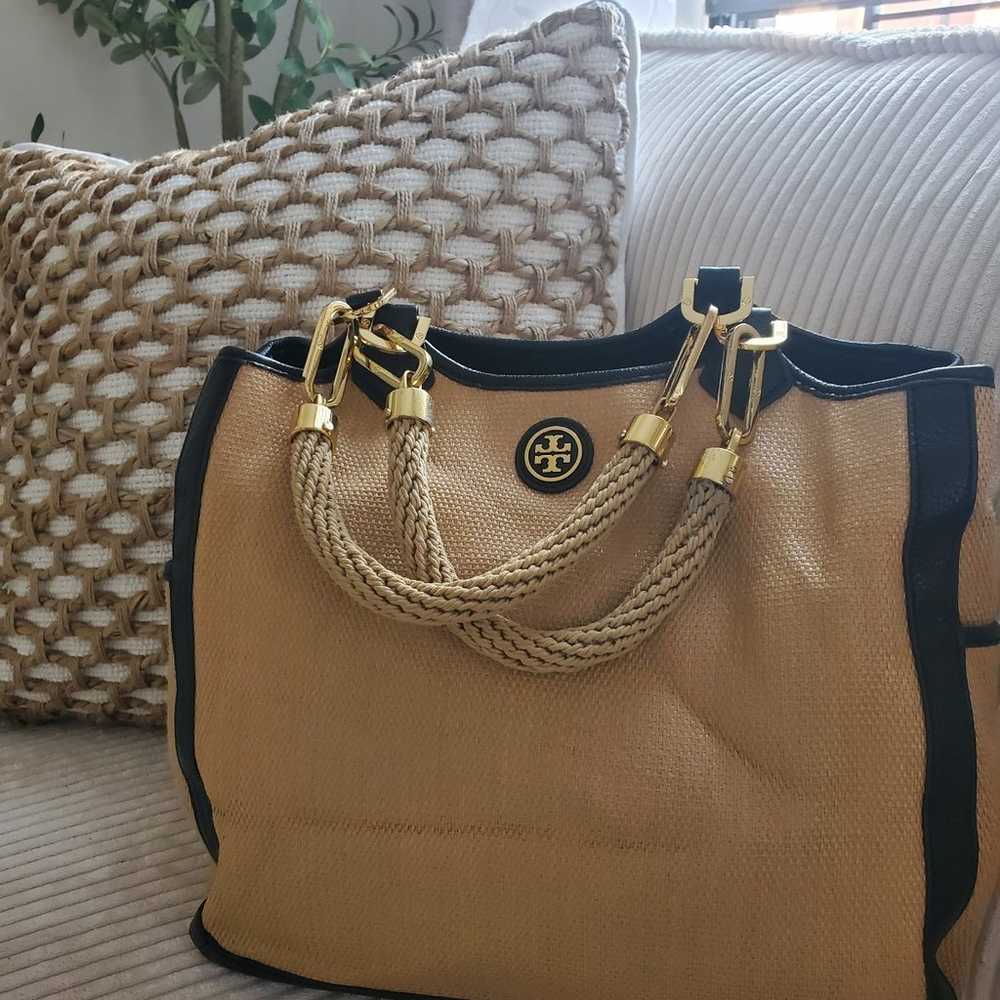 Tory burch Channing tote rare find in black - image 1