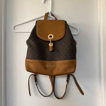 Michael Kors brown backpack