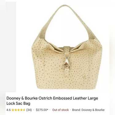 Dooney and Bourke w/Ostrich Embossing