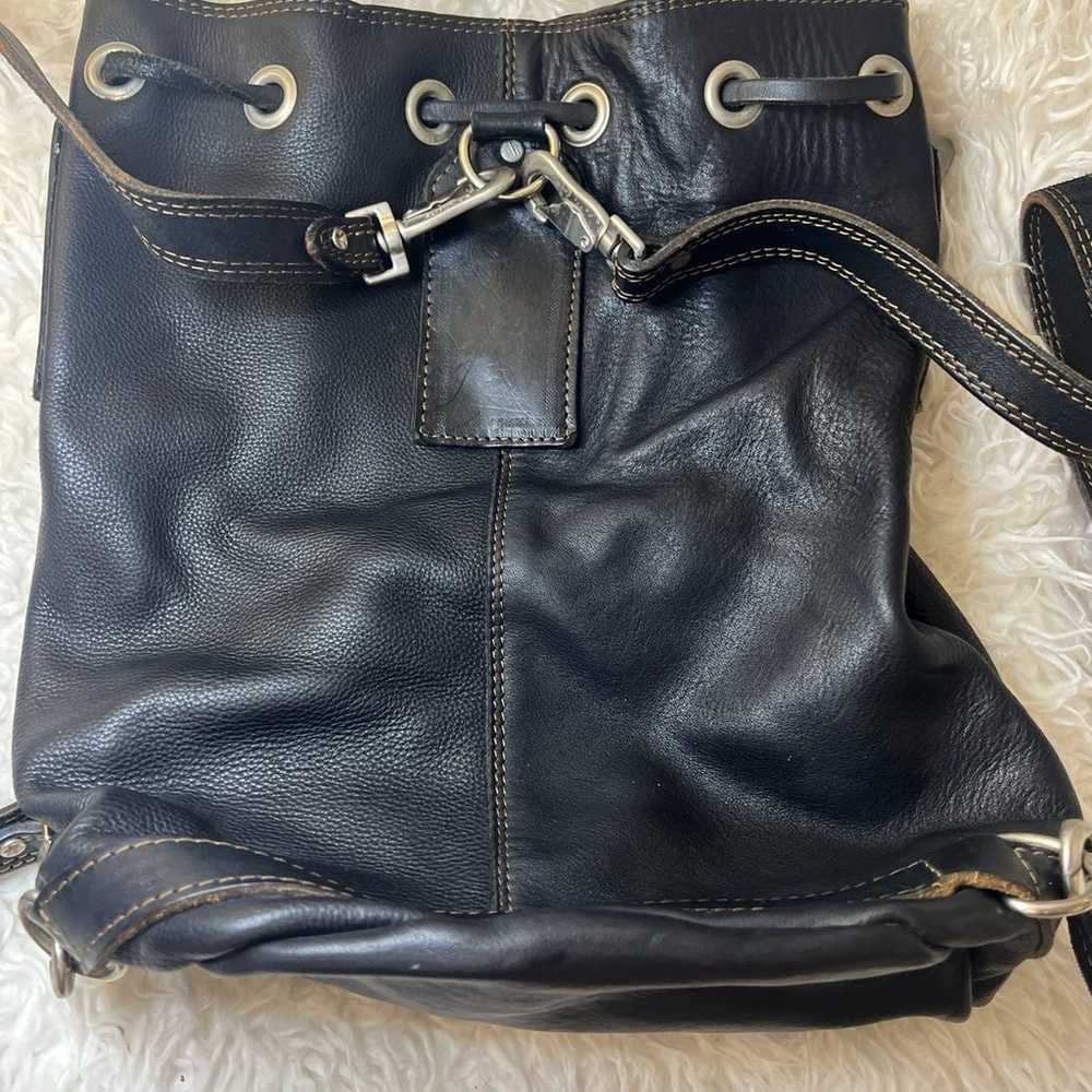 RUGBY Leather Backpack medium to large - image 11